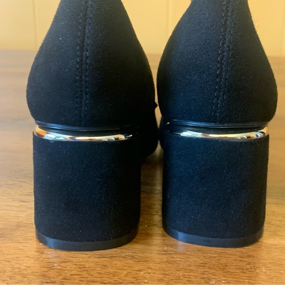 Zara basic NWT over the knee boots. Black euro 35 USA 4.5/5 women’s gold trim - Picture 10 of 15